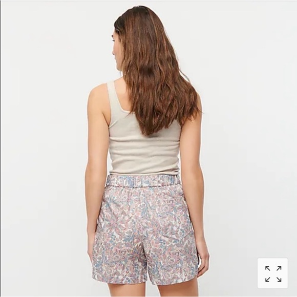 NWT J. Crew Pull-on camp short in Liberty® florals - Picture 3 of 10